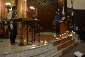 Hannukah Service with Rabbi Heidi Hoover and Nonie Schuster