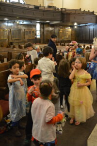 Kids in Purim Costumes