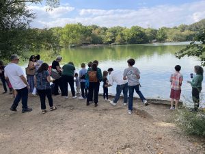Tashlich at the Prospect Park Lake